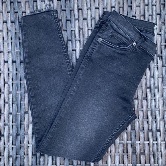 FREE PEOPLE Reagan High Rise Skinny Raw Hem Jean - Picture 8 of 16